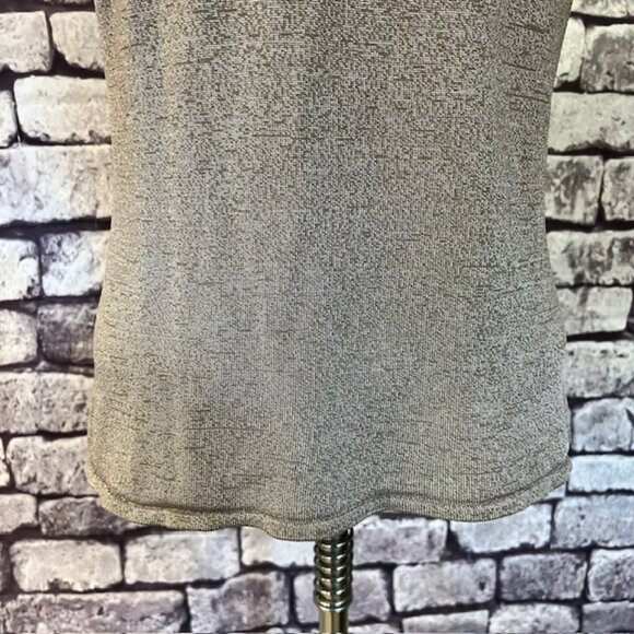 Jones New York Taupe Tank & Matching Cardigan Sweater Size L - Picture 10 of 12
